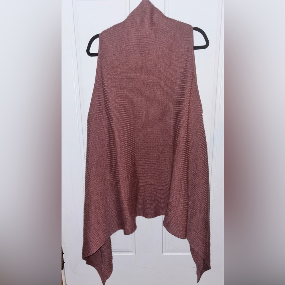 LOFT Mauve Open-Front Poncho - Picture 5 of 5